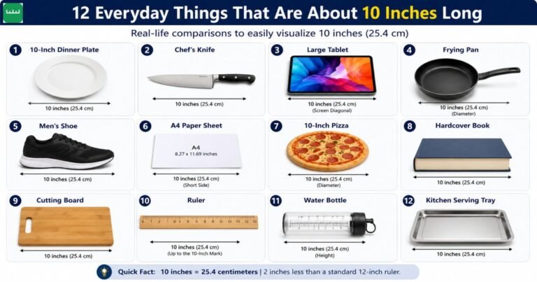 how big is 10 inches