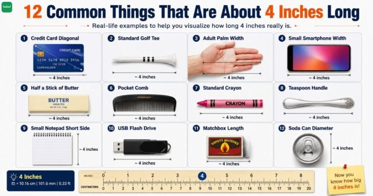 how big is 4 inches